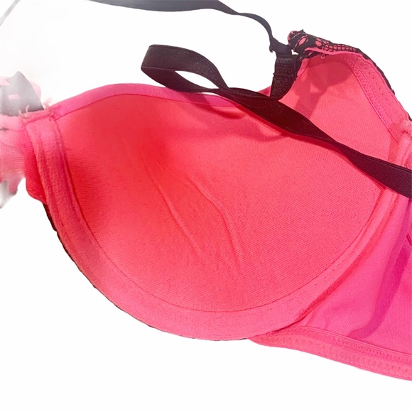 Smart & Sexy Pink Strappy 36C Bra - Picture 4 of 6